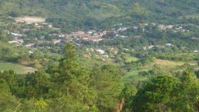 Vista del municipio de San Antonio de Flores, Choluteca, en una de cuyas aldeas tuvo lugar uno de los trágicos sucesos.