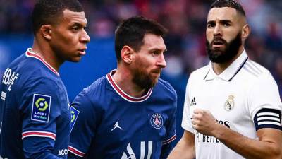 Kylian Mbappé, Lionel Messi y Karim Benzema, entre los goleadores de 2022.