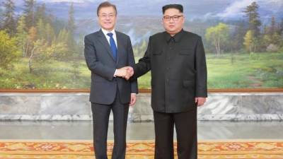 Kim Jong-un se reunió con Moon Jae-in en Pyongyang para rescatar cumbre con Trump./AFP.