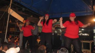 Las internas hicieron coreografias que estuvieron muy aplaudidas.