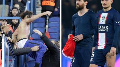 Las imágenes del triunfo del Bayern Múnich (0-1) contra el París Saint Germain (PSG) en el partido de ida de los octavos de final de la UEFA Champions League en el estadio Parque de los Príncipes.