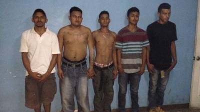 Las detenciones fueron en Chamelecón.