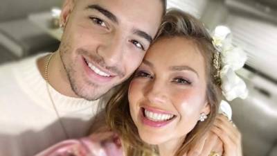 Thalía y Maluma.