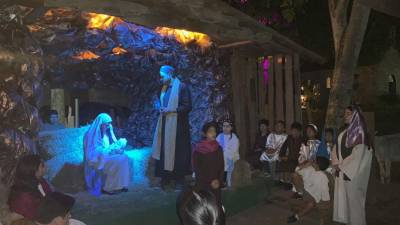 Más de 150 actores se dan cita en esta tradición que combina la espiritualidad y el talento en la escuela Franciscana.