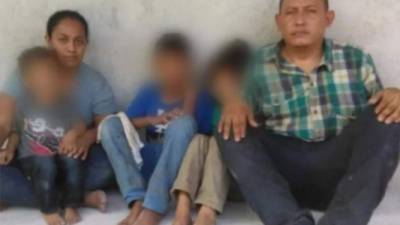 Madian Heriberto Vela Contreras, su esposa Norbelina Elizabeth Ruiz Ártica y sus hijos Deyvid Yair Ruiz Ártica, Mehdi Giselle Ruiz Ártica y Junio Madian Vela Ruiz.