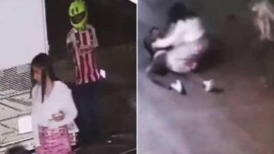 Las cámaras captaron el ataque sicarial.