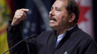 Daniel Ortega, presidente de Nicaragua.