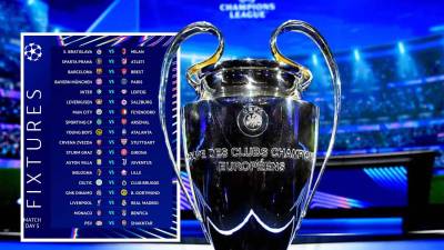 Los partidos de la Jornada 5 de la Champions League.
