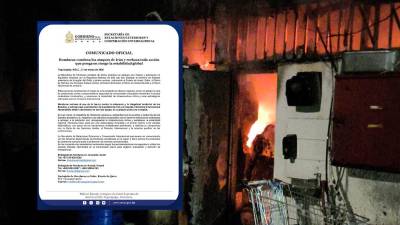 Estas acciones incrementan el riesgo de una escalada de alcance regional, expresó Honduras en el comunicado.
