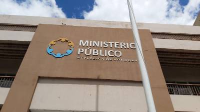 Fachada del edificio del Ministerio Público en Tegucigalpa.