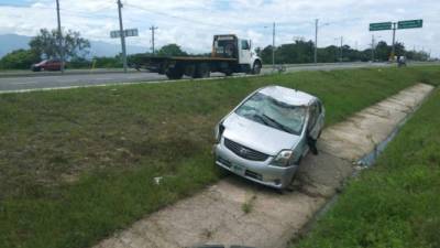 La conductora del vehículo también sufrió un accidente al intentar no atropellar a la víctima.
