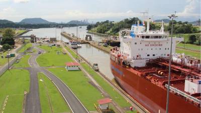 Fotografía del Canal de Panamá.