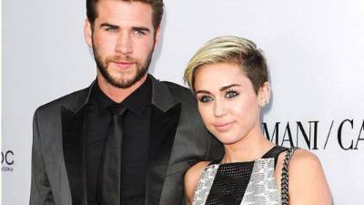 Miley Cyrus y Liam Hemsworth.