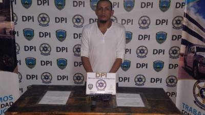 José Francisco Hernández Pastrana, detenido.