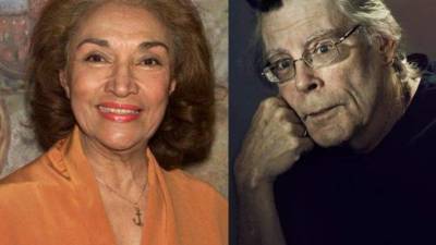 Miriam Colón y Stephen King.