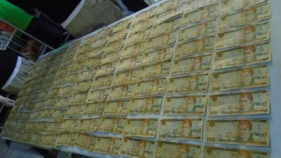El dinero confiscado es parte ahora de las pruebas que tiene la Fiscalía del lavado de activos de socios de los Pinto.