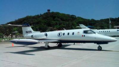 El jet aterrizó el pasado viernes a las 8:00 am.