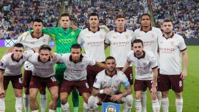 Manchester City y el 11 titular con el que clasificó a la final del Mundial de Clubes.