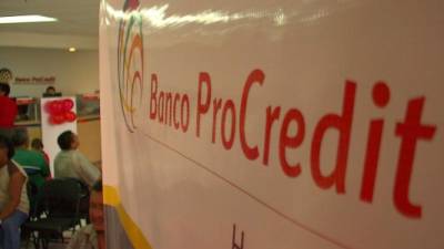 Banco Procredit se especializaba en créditos para micro y pequeñas empresas.