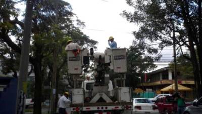 Los operativos se desarrollan en las colonias del centro de San Pedro Sula.