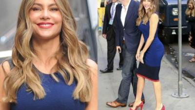 Sofía Vergara sabe como llamar la atención. Esta vez la colombiana lució más bella que nunca en la Gran Manzana.