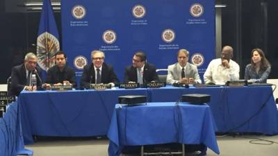 Representantes de la Comisión Interamericana.