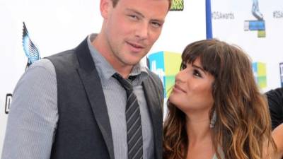 Cory Monteith y Lea Michele. Foto/Archivo