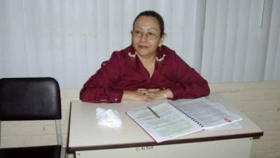 Rosa Batres, jefa del departamento de Pedagocía de la Unah-vs.