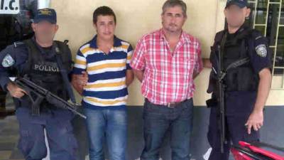 Miguel Antonio Castillo Torres y Brayan Antonio Castillo Deras son los supuestos jefes de la banda criminal.