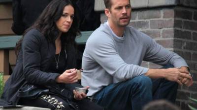 Michelle Rodriguez y Paul Walker