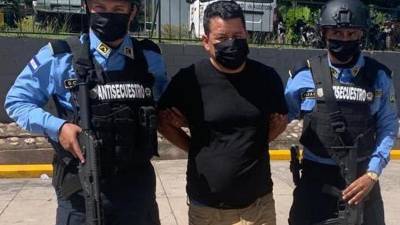 El supuesto pandillero que fue capturado en Comayagua.