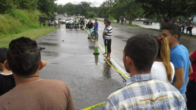 Maritza Ayde Mejía García de 30 años fue arrollada por un hombre en moto en el municipio de Choloma.