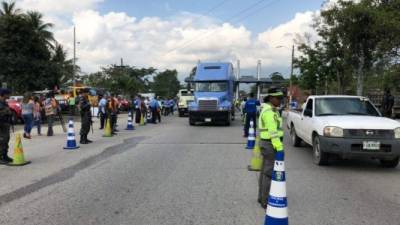 El lanzamiento se realiza en el peaje salida norte donde los representantes de distintas instituciones que conforman Conapremm están presentes.