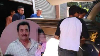 En la gráfica, foto en vida de Nicolás Amaya Amaya. A su vez, el momento en el que su cadáver era retirado de la morgue.