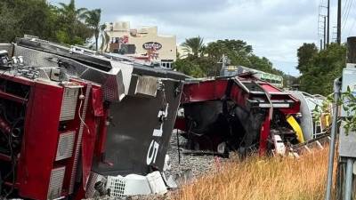 El accidente se registró en la ciudad de Delray Beach, en la costa este de Florida.