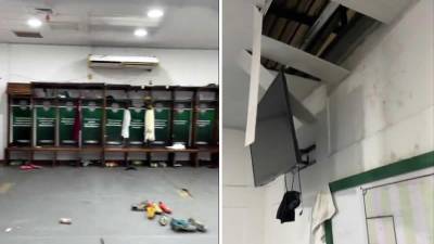 El camerino del Marathón en el estadio Yankel Rosenthal fue víctima de robo.