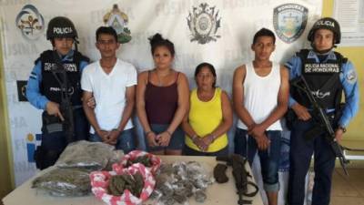 'Los Guajaca' fueron detenidos durante un allanamiento en la casa de la señora Marina Guajaca.