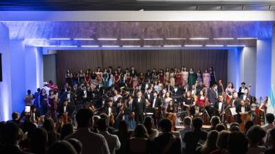 La Escuela de Música Victoriano López celebró 80 años de legado musical académico, una trayectoria que se escribe fácil, pero que se vuelve inmutable entre lo efímero del tiempo.