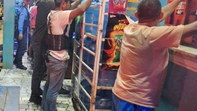 La policía nacional constantemente ejecuta operativos y registros en Santa Rosa de Copán