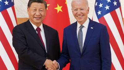 Xi Jinping, presidente de China, y Joe Biden, presidente de Estados Unidos.