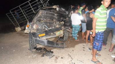 El mal estado de la carretera ocasiona accidentes.