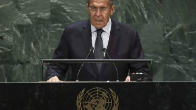 El ministro de Relaciones Exteriores de Rusia, Sergei Lavrov. AFP
