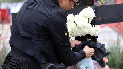 Las investigaciones apuntaron al inmigrante guatemalteco Juan Carlos García Rodríguez, quien fue detenido por la Policía de Shreveport, en Luisiana, una semana después del crimen. Imagen del sepelio de la menor.