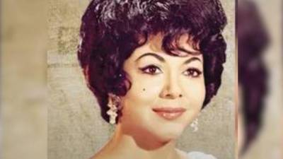 La cantante Virginia López.