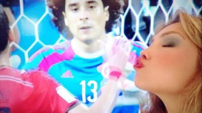 La foto que subió Thalia a su cuenta de Twitter.