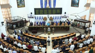Vista del Parlamento de Nicaragua.