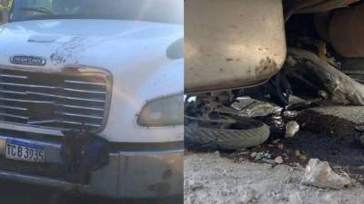 Padre, madre e hija murieron trágicamente en un aparatoso accidente vial, ocurrido en la tarde de ayer sábado en la carretera a occidente, a la altura de Cofradía, Cortés.
