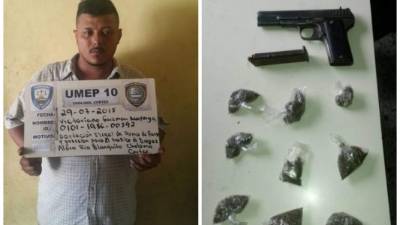 A Victoriano Guzmán Mayorga, a quien se le decomisaron varias armas de fuego, se le acusa de participar en la masacre de cinco personas el fin de semana.