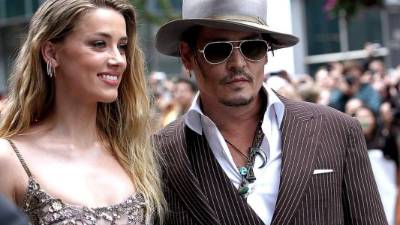 Amber Heard y Johnny Depp.
