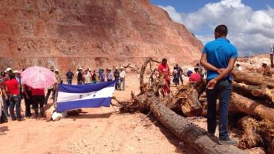 Desde hace dos semanas están paralizadas las labores de extracción de minerales.